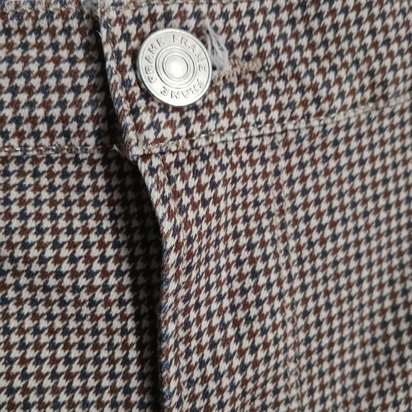 FRAME houndstooth Le Crop Flare pant 30 waist EUC - Picture 2 of 6